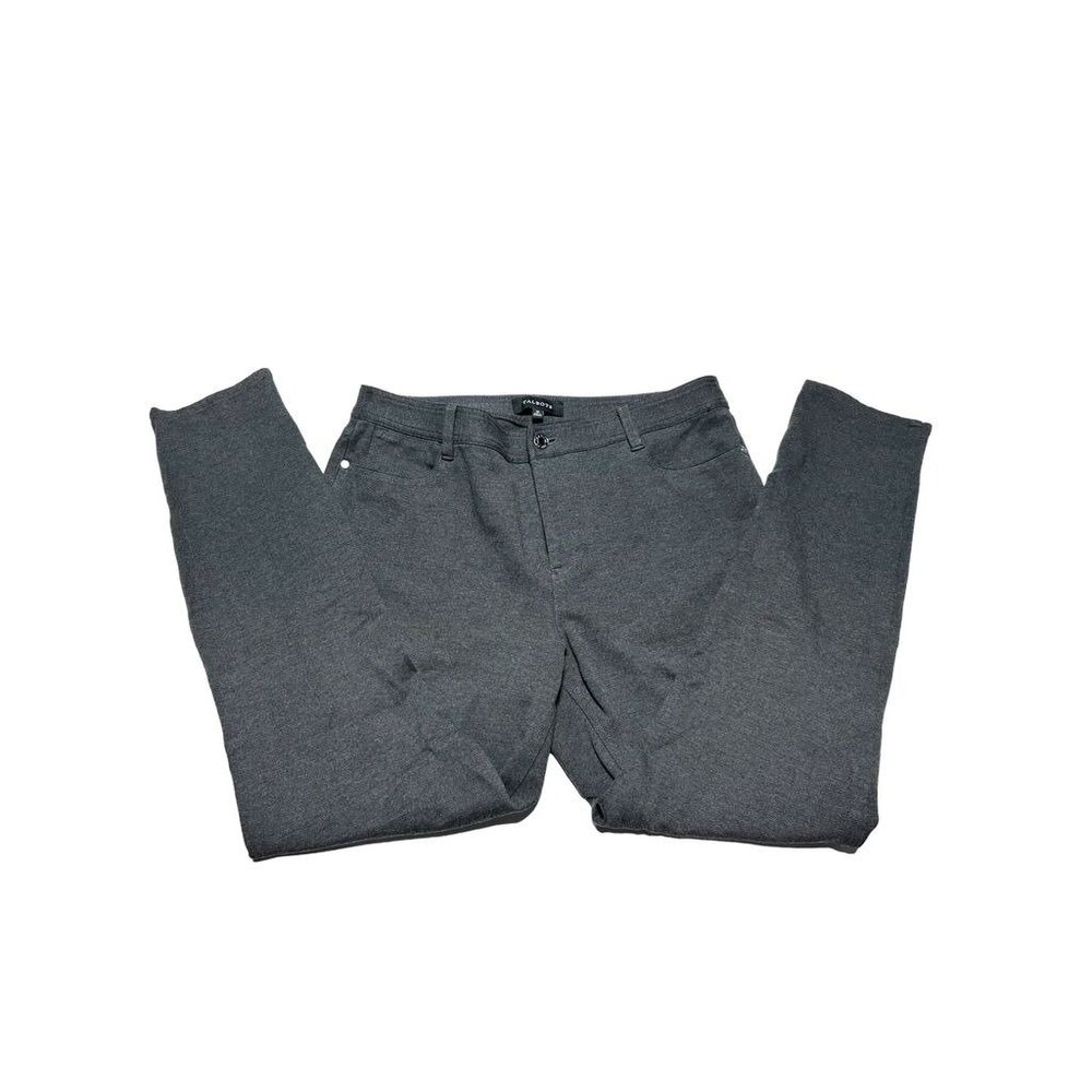 Talbots Gray Knit Pants Size 10